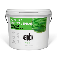 Краска интерьерная, влагостойкая "WENDORA" EXPERT W214 для стен и потолков Краска интерьерная, влагостойкая "WENDORA" EXPERT W214 для стен и потолков